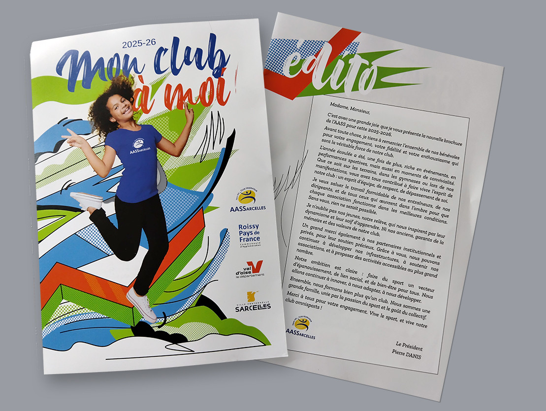 Brochure 24 pages A5 pour le club Fédérateur des Associations sportives 