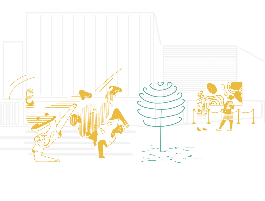 Identité visuelle du projet "quartier gare "