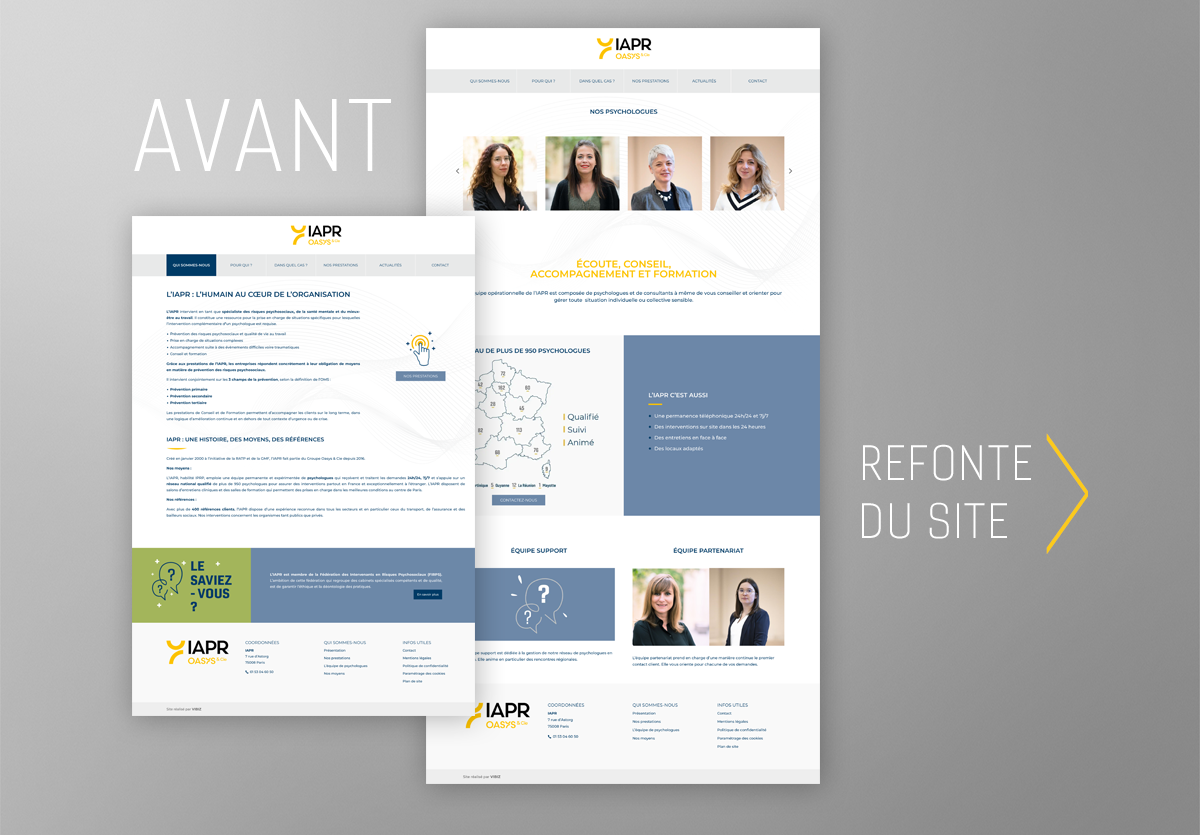 Ancien site réalisé avec la société VIBIZ
